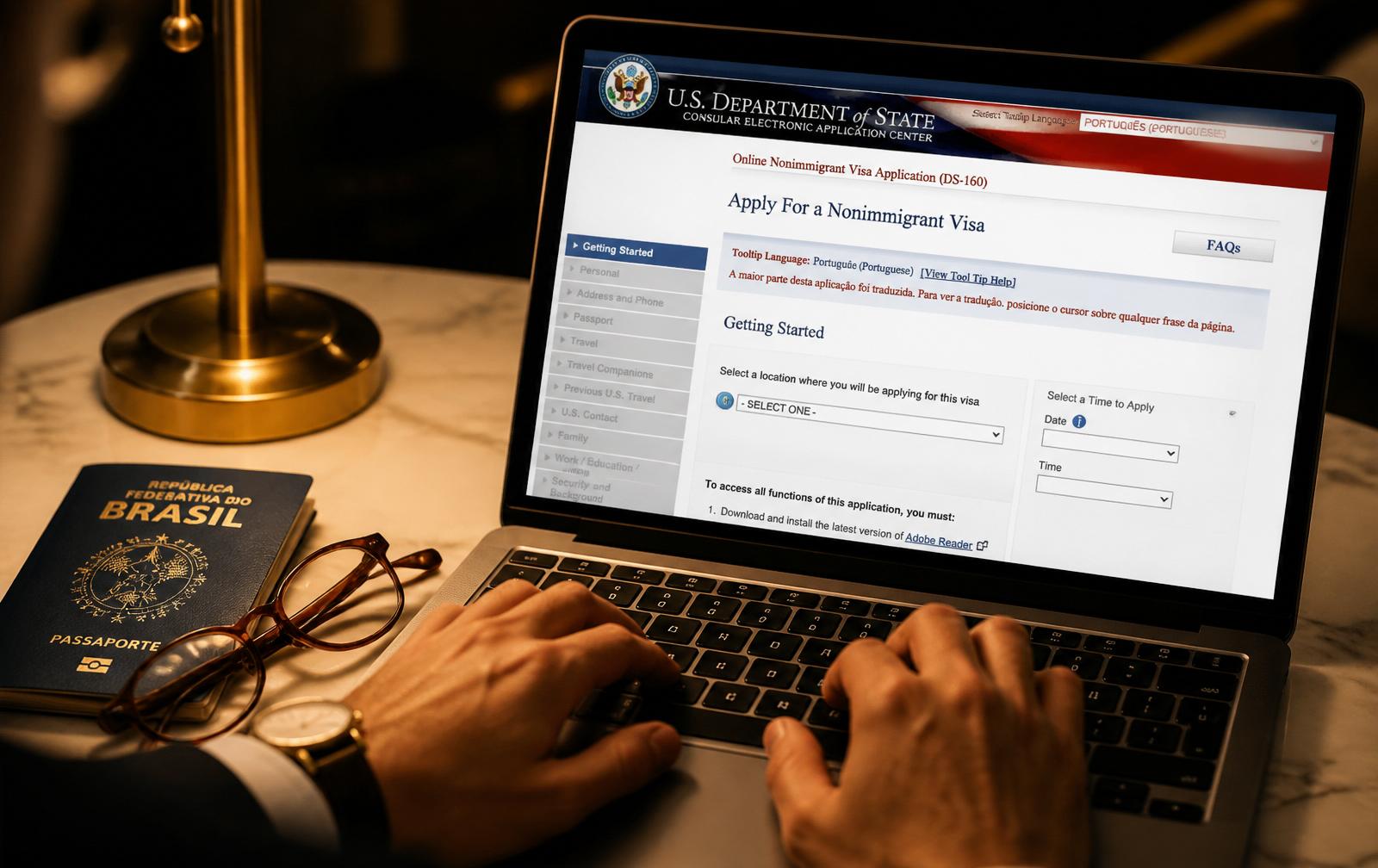 Desafios do processo de visto americano sem orientação especializada